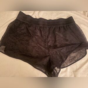 Victoria's Secret Black Lace boxers